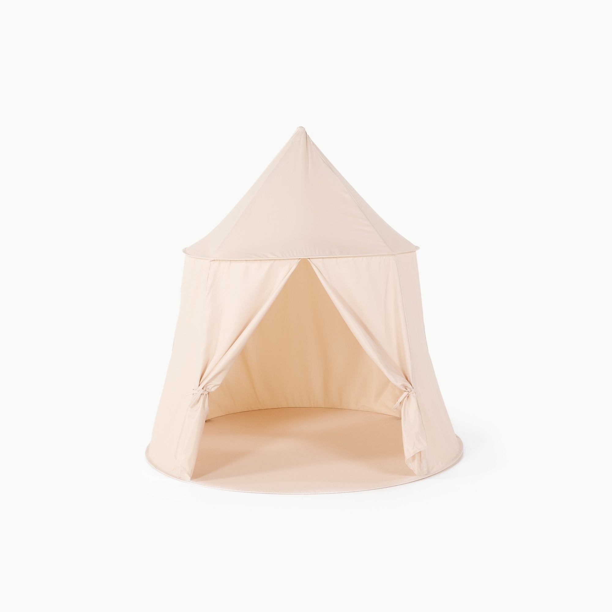 Cream@product shot of cream tent