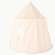 Cream@side view of cream tent